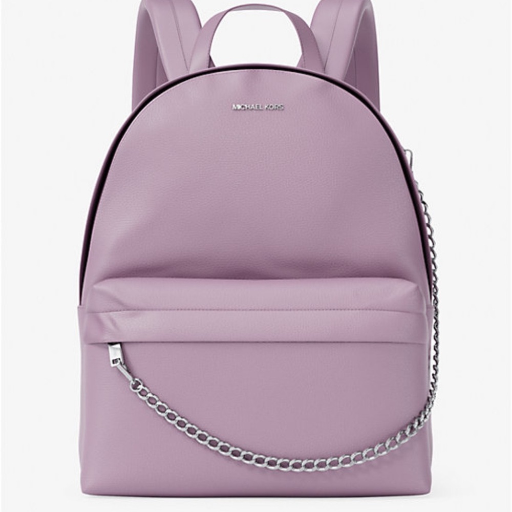 MICHAEL KORS Slater Medium Chain Backpack
Quartz 
NWT